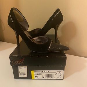 Carlos Santana Obsession Black Pumps